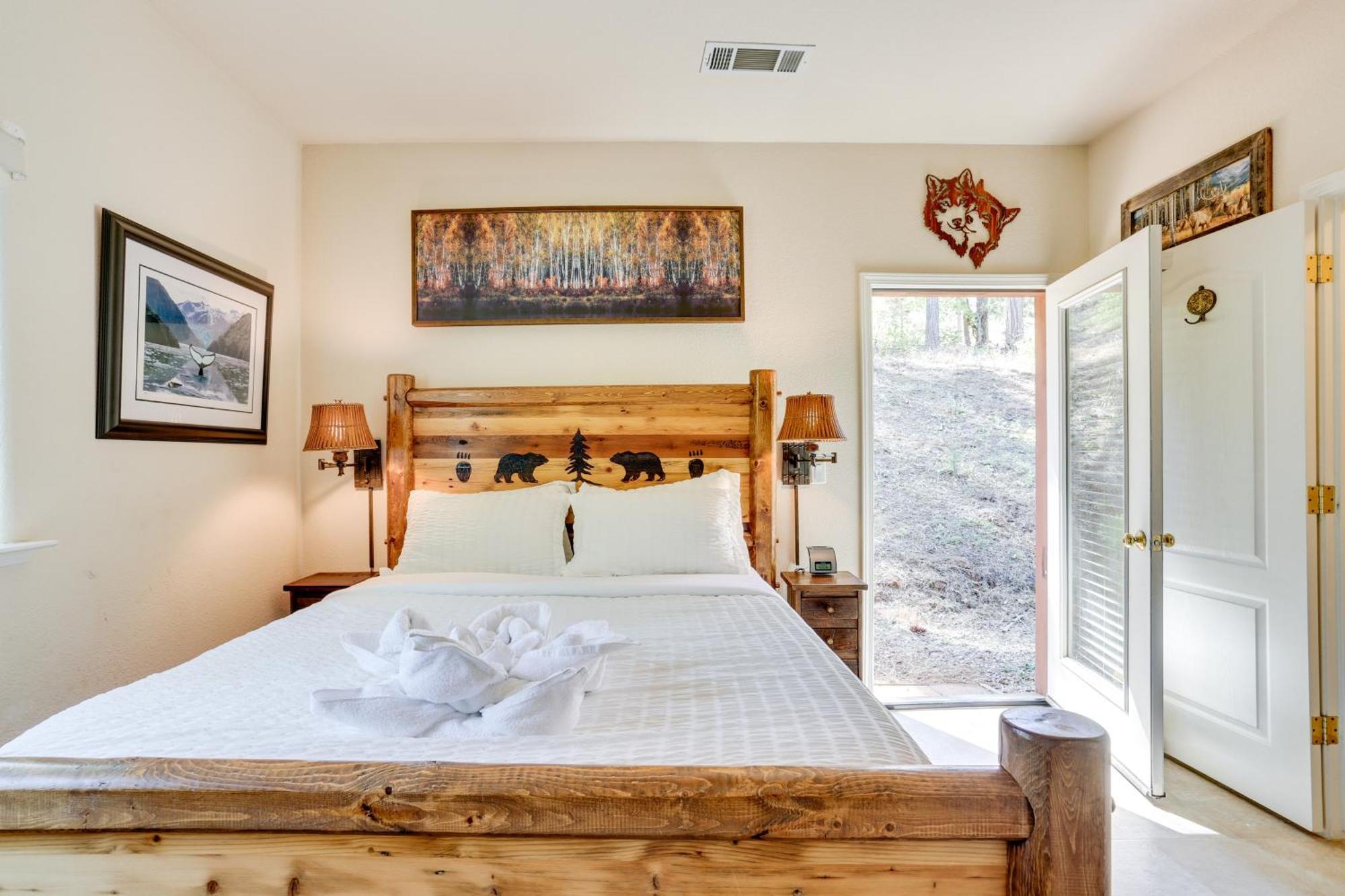 Вилла Peaceful And Private Mariposa Cabin On 2 Acres! Мидпайнс Экстерьер фото